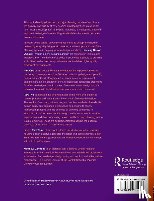 Carmona, Matthew - Housing Design Quality