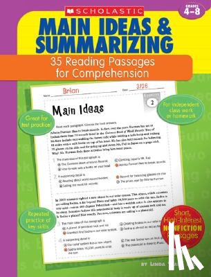 Beech, Linda Ward - 35 Reading Passages for Comprehension: Main Ideas & Summarizing: 35 Reading Passages for Comprehension