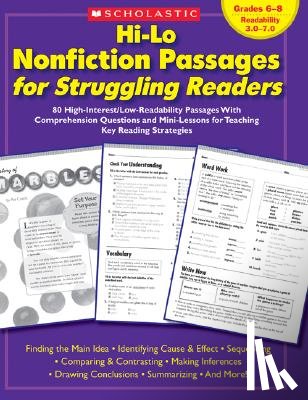 Chang, Maria - Hi-Lo Nonfiction Passages for Struggling Readers: Grades 6-8: 80 High-Interest/Low-Readability Passages with Comprehension Questions and Mini-Lessons