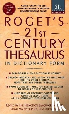 Kipfer, Barbara Ann - Roget's 21st Century Thesaurus, Third Edition