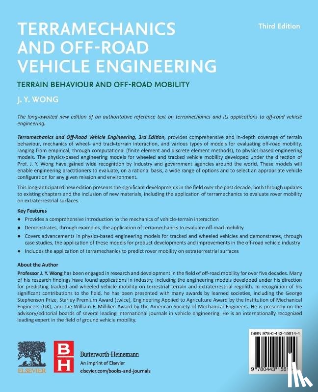 Wong, J.Y. (Department of Mechanical and Aerospace Engineering - Terramechanics and Off-Road Vehicle Engineering