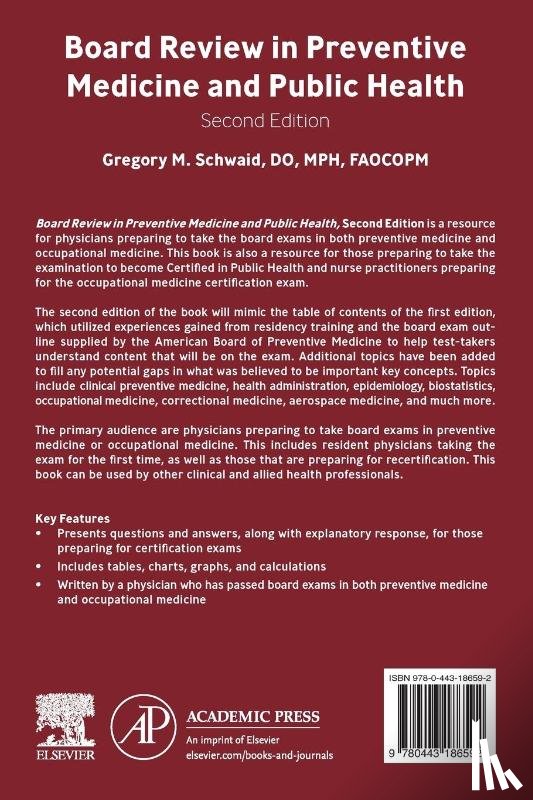 Schwaid, Gregory M. (Urgent Care Physician - Board Review in Preventive Medicine and Public Health