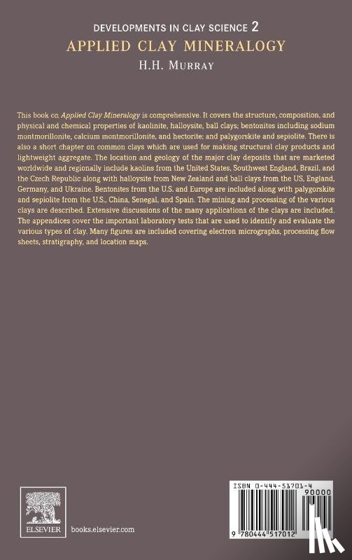 Murray, Haydn H. (Indiana University - Applied Clay Mineralogy