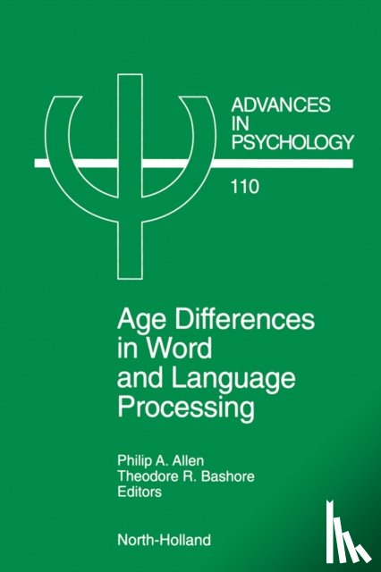  - Age Differences in Word and Language Processing