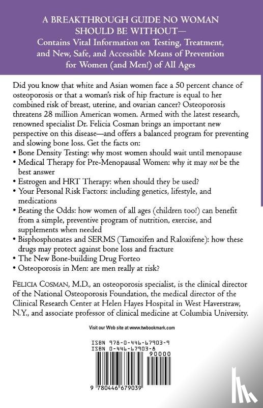 Cosman, Felicia - What Your Dr...Osteoporosis