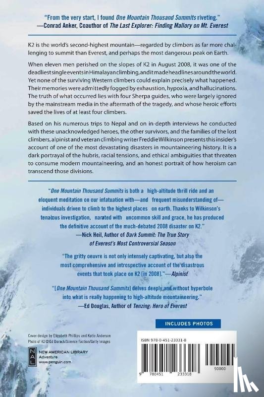 Wilkinson, Freddie - One Mountain Thousand Summits