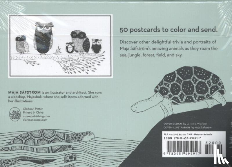 Safstrom, Maja - Amazing Animal Facts Postcards