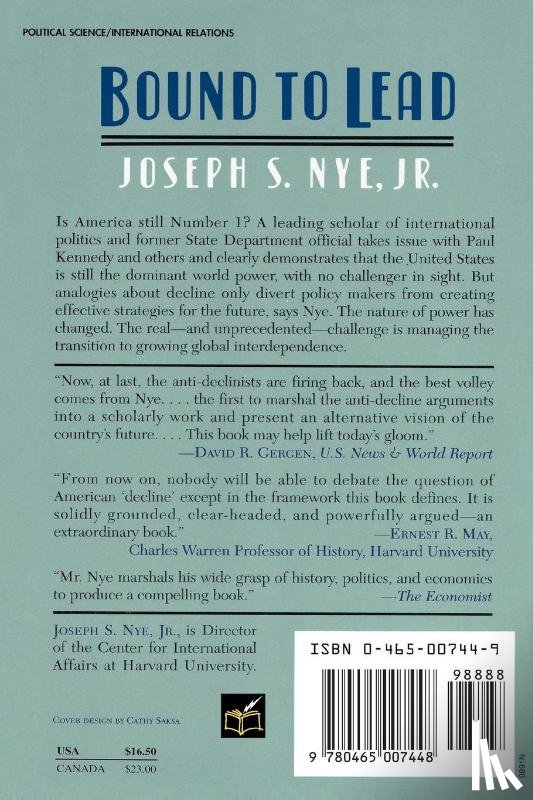 Nye, Joseph - Bound To Lead