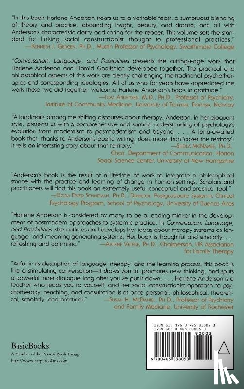 Anderson, Harlene - Conversation, Language, And Possibilities