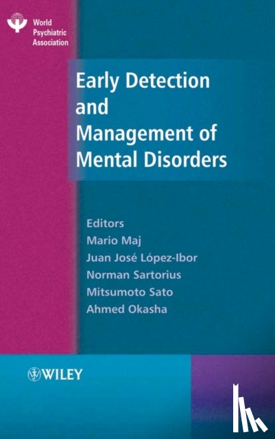  - Early Detection and Management of Mental Disorders