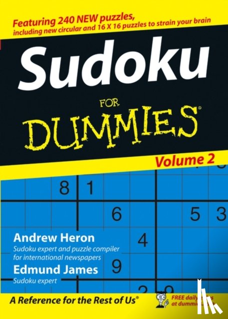 Heron, Andrew (Crosswords Ltd), James, Edmund (Crosswords Ltd) - Sudoku For Dummies, Volume 2