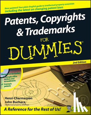 Charmasson, HJA - Patents, Copyrights and Trademarks For Dummies 2e