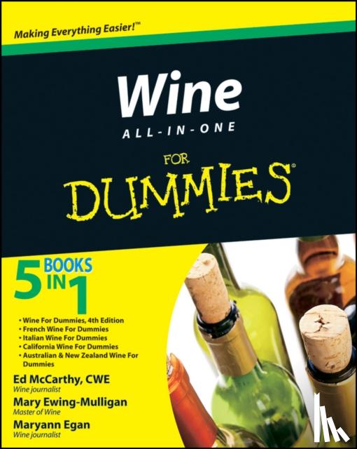 Ed McCarthy, Mary Ewing-Mulligan, Maryann Egan - Wine All-in-One For Dummies