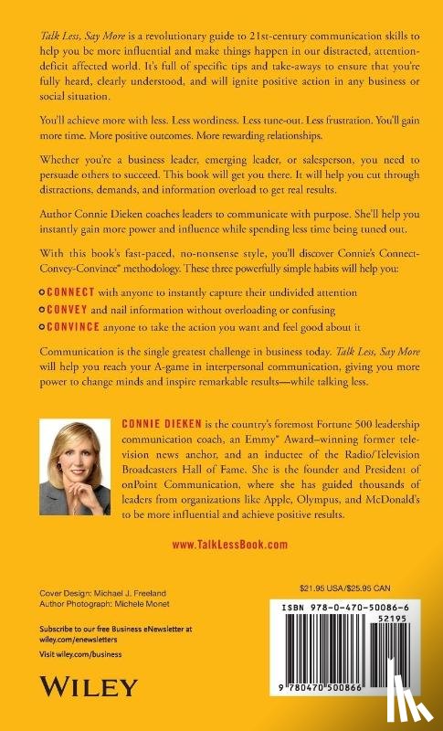 Dieken, Connie - Talk Less, Say More