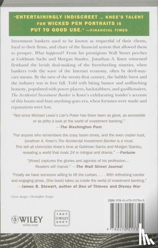 Knee, Jonathan (Evercore Partners) - The Accidental Investment Banker