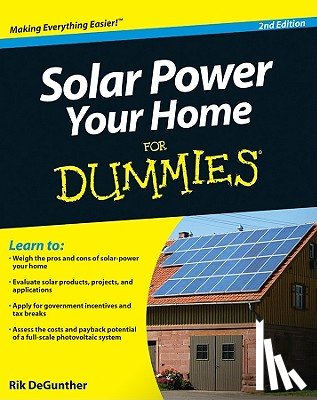 DeGunther, Rik (Efficient Homes) - Solar Power Your Home For Dummies