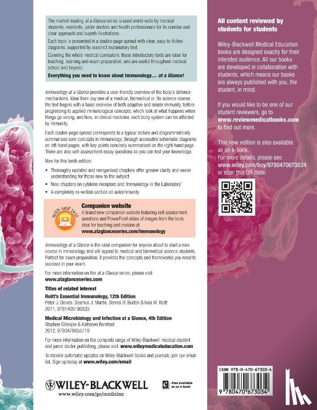 Playfair, J. H. L. (University College, Chain, B. M. (University College London) - Immunology at a Glance