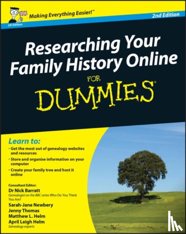 Barratt, Nick (Sticks Research Agency), Newbery, Sarah, Thomas, Jenny, Helm, Matthew L. - Researching Your Family History Online For Dummies