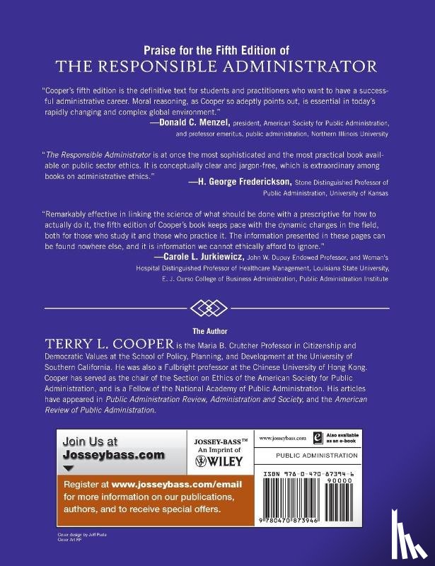 Cooper, Terry L. - The Responsible Administrator