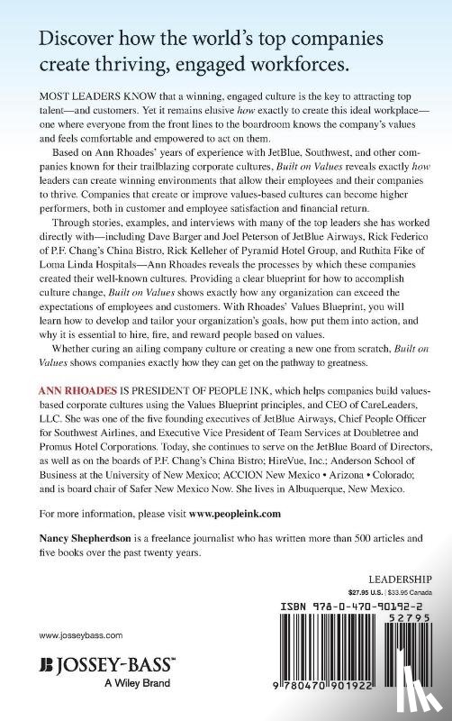 Rhoades, Ann - Built on Values