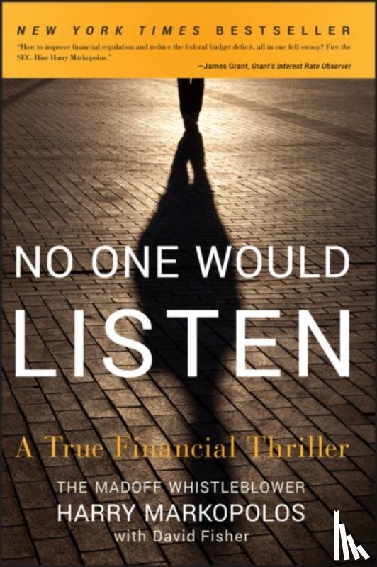Markopolos, Harry - No One Would Listen