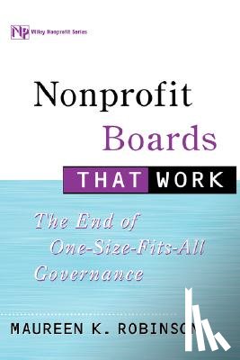 Robinson, Maureen K. - Nonprofit Boards That Work