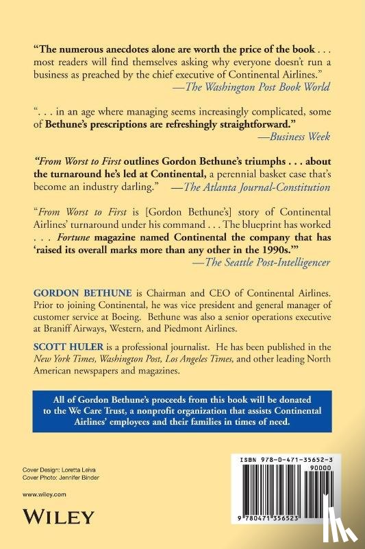 Bethune, Gordon - From Worst to First