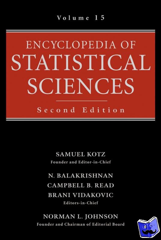 Kotz, S - Encyclopedia of Statistical Sciences, Volume 15