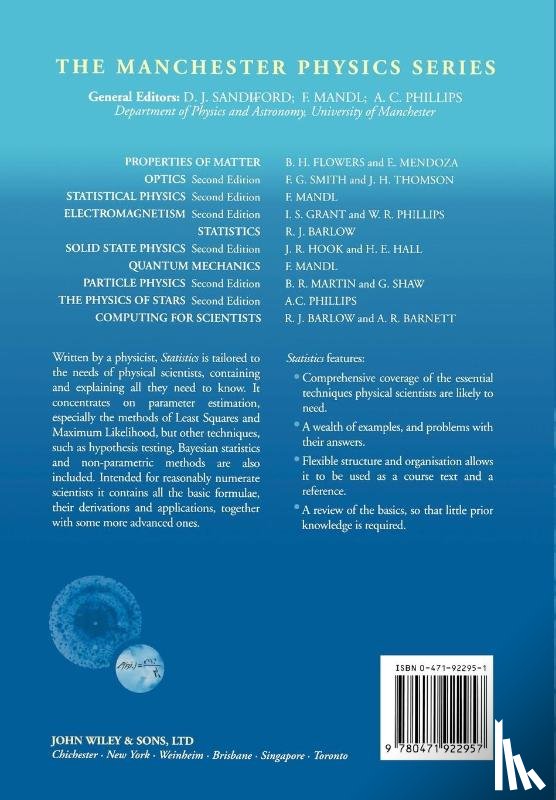 Barlow, R. J. (Manchester University) - Statistics