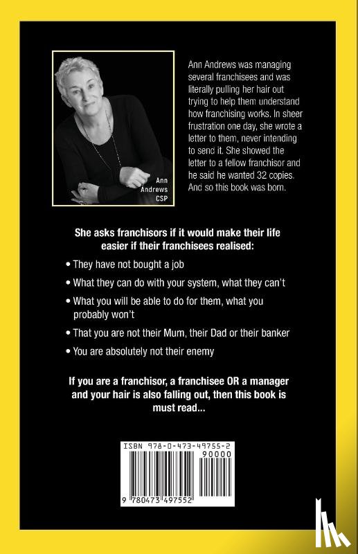 Andrews, Ann - My Dear Franchisees