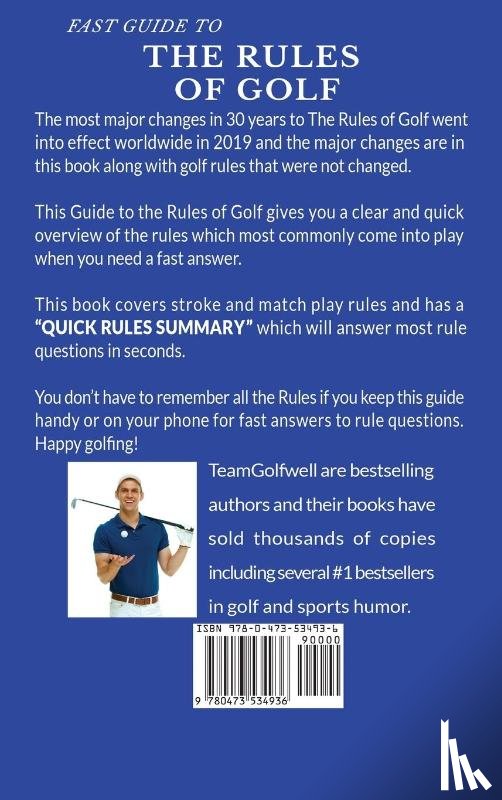 Team Golfwell, Golfwell - Fast Guide to the RULES OF GOLF