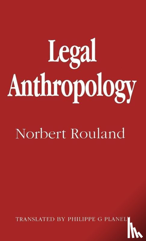 Rouland, Norbert - Legal Anthropology