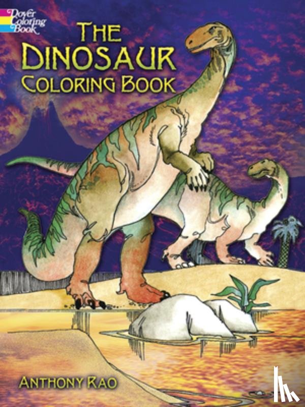 Rao, Anthony, Earnest, Peter - The Dinosaur Colouring Book