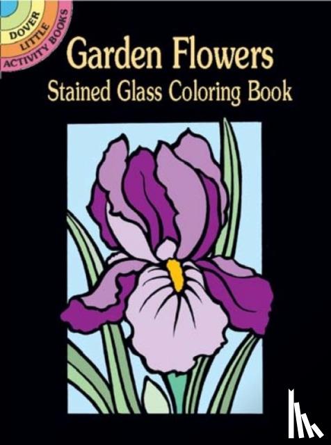 Noble, Marty - Garden Flowers Stained Glass Coloring Book