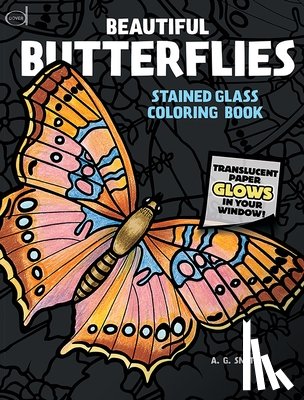 Smith, A G - Beautiful Butterflies Stained Glass Coloring Book