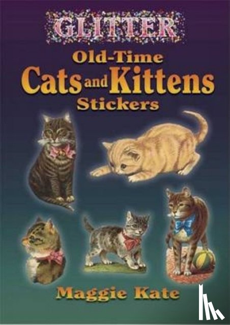 Kate, Maggie - Glitter Stickers - OldTime Cats and Kittens
