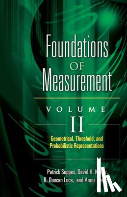 Krantz, David H, Suppes, Patrick - Geometrical, Threshold, and Probabilistic Representations