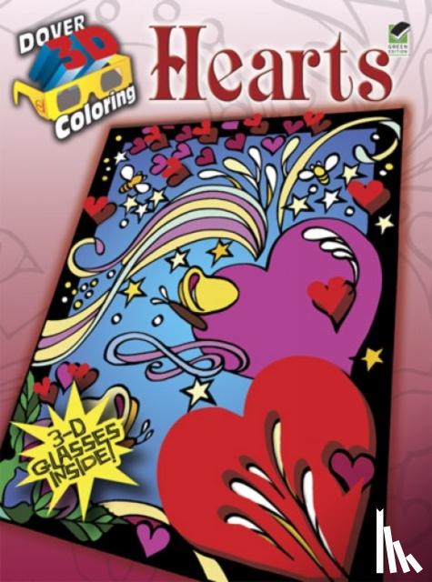 Foldvary-Anderson, Foldvary-Anderson - 3-D Coloring Book - Hearts