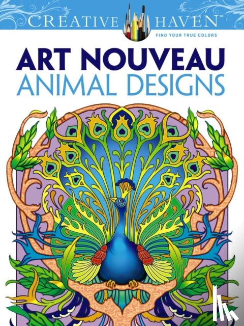 Marty Noble - Creative Haven Art Nouveau Animal Designs Coloring Book