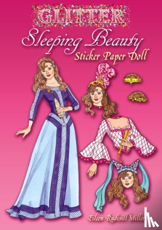Miller, Eileen - Glitter Sleeping Beauty Sticker Paper Doll