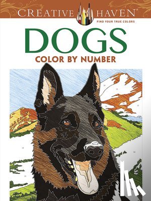 Pereira, Diego - Creative Haven Dogs Color by Number Coloring Book