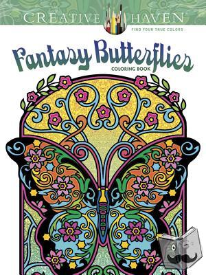 Noble, Marty - Creative Haven Fantasy Butterflies Coloring Book