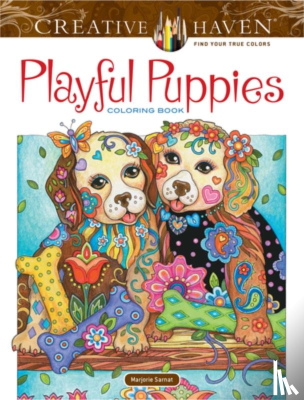 Sarnat, Marjorie - Creative Haven Playful Puppies Coloring Book (Working Title)