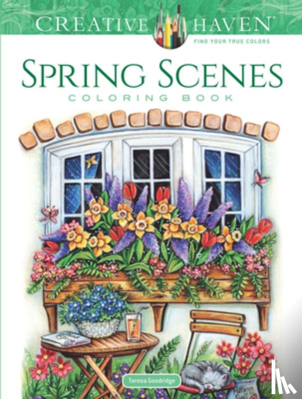 Goodridge, Teresa - Creative Haven Spring Scenes Coloring Book