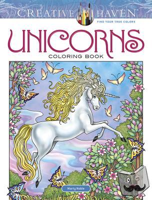 Noble, Marty - Creative Haven Unicorns Coloring Book
