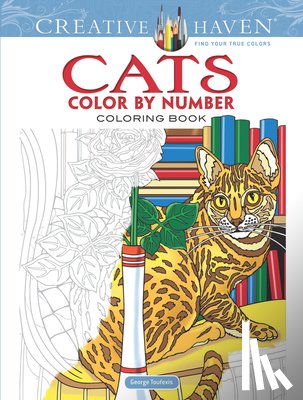 Toufexis, George - Creative Haven Cats Color by Number Coloring Book