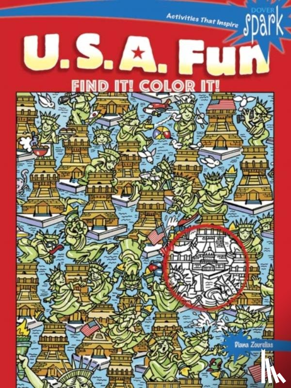 Zourelias, Diana - Spark U.S.A. Fun Find it! Color it!
