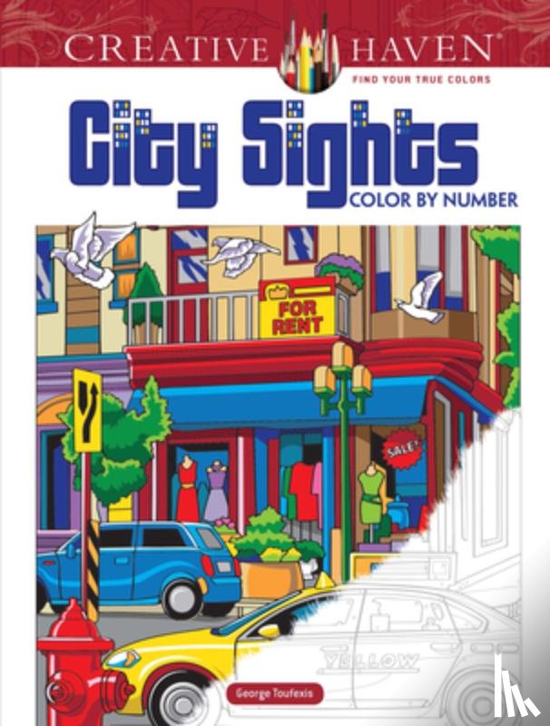 Toufexis, George - Creative Haven City Sights Color By Number