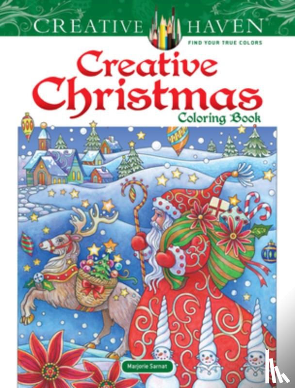 Sarnat, Marjorie - Creative Haven Creative Christmas Coloring Book