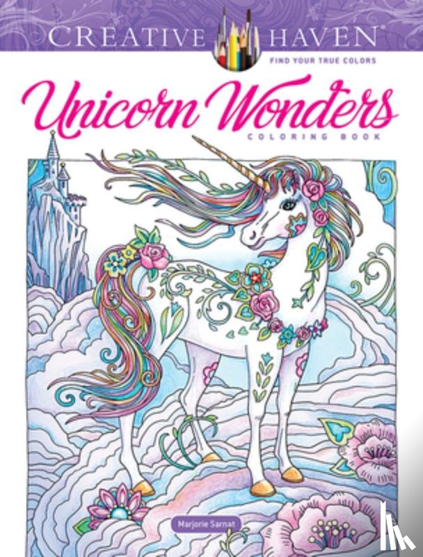 Sarnat, Marjorie - Creative Haven Unicorn Wonders Coloring Book